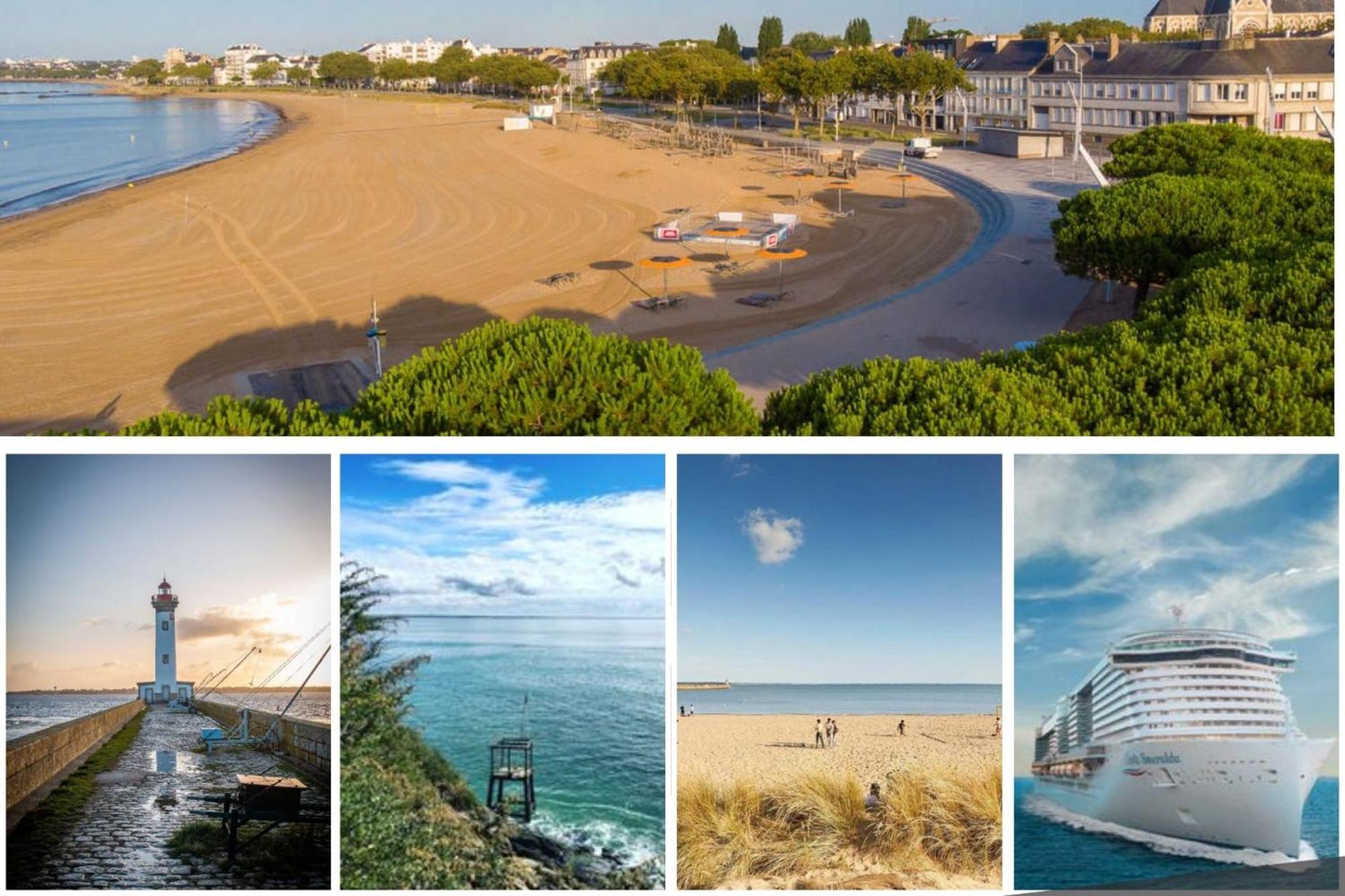La Deferlante - Hyper Centre - Parking Prive - 300 M Plage Saint-Nazaire  Luaran gambar