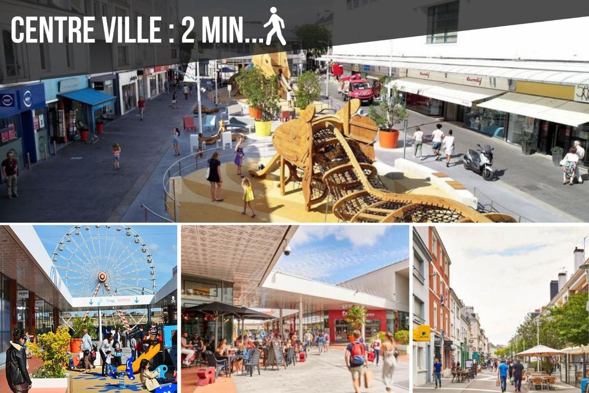 La Deferlante - Hyper Centre - Parking Prive - 300 M Plage Saint-Nazaire  Luaran gambar